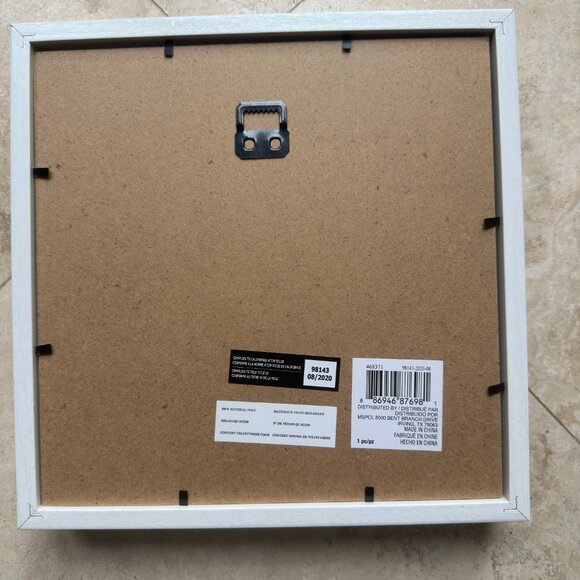 Mandala Dog Paw in White Shadow Box Frame 9"x9" Cardstock Layers - Picture 3 of 3